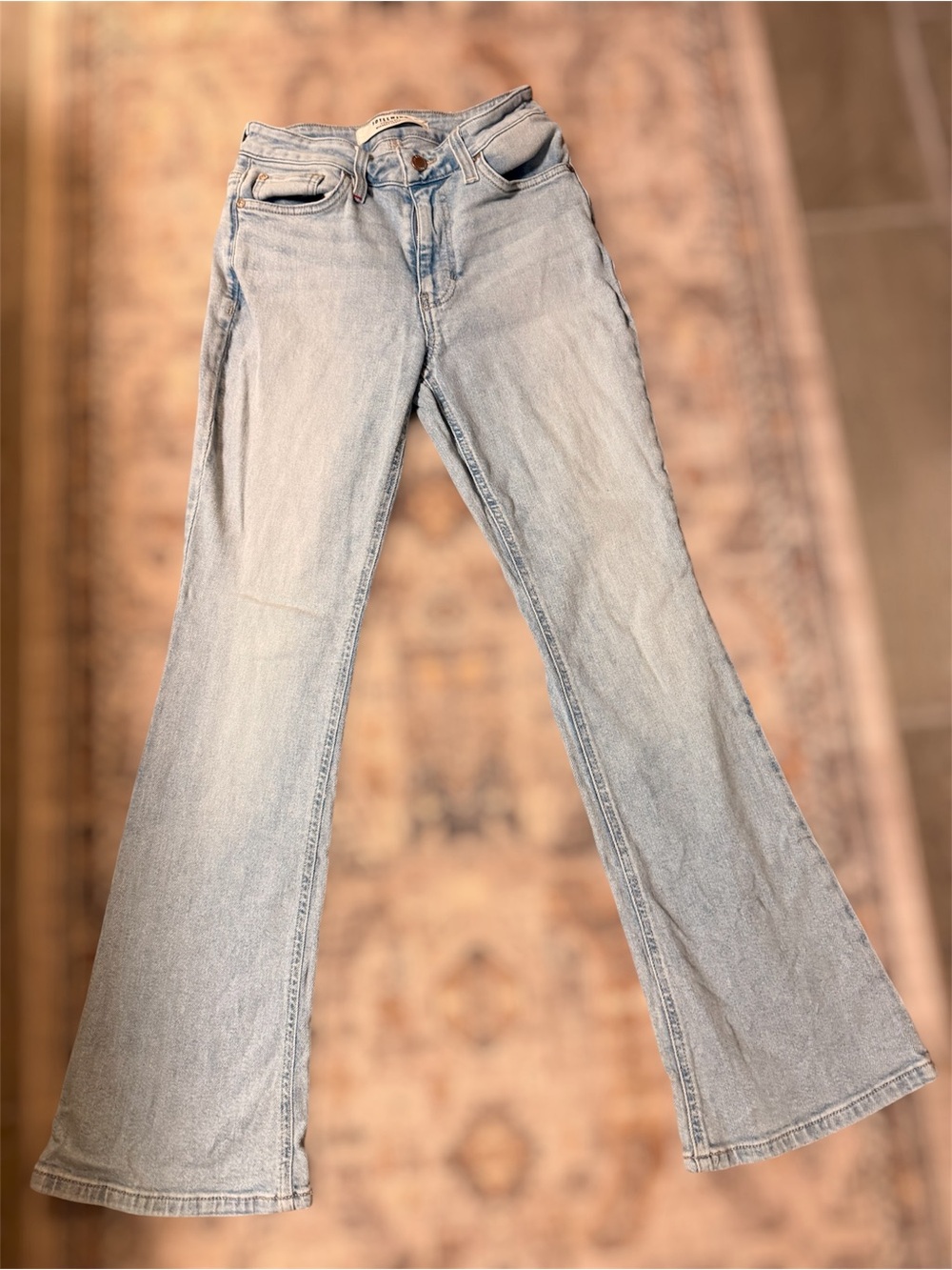 Idyllwind Light Blue Flare Jeans - High Waist Wide Leg